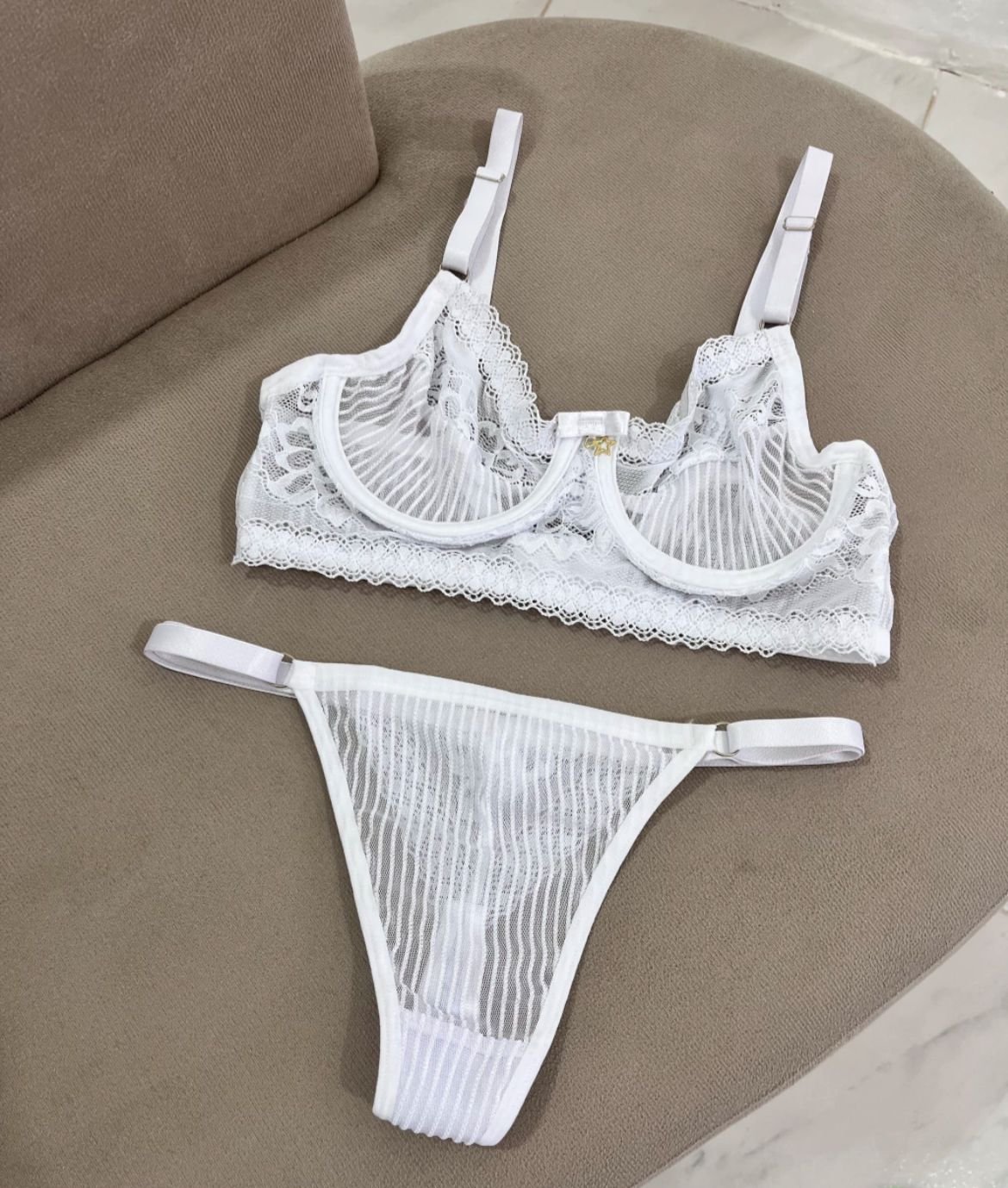 Conjunto Renda Cores - cor cores